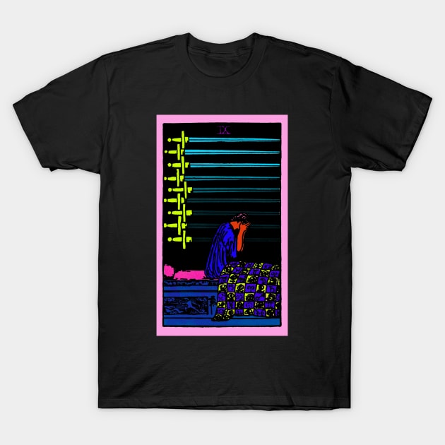 9 OF SWORDS T-Shirt by akucuanki